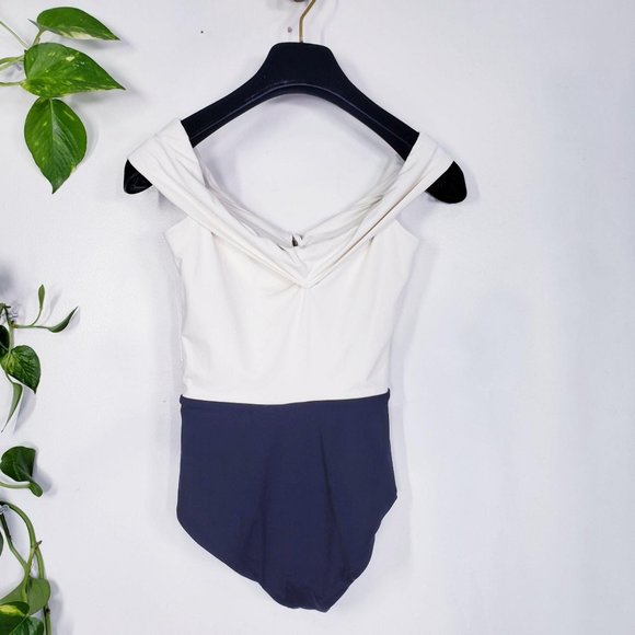 NWT L*Space Anja Off Shoulder Lace Up One Piece XS - Picture 12 of 14